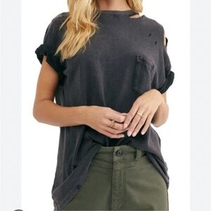 Free People Rubi ripped Tee